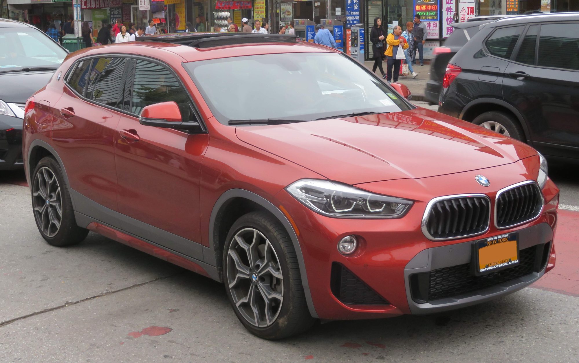 BMW X2, front view