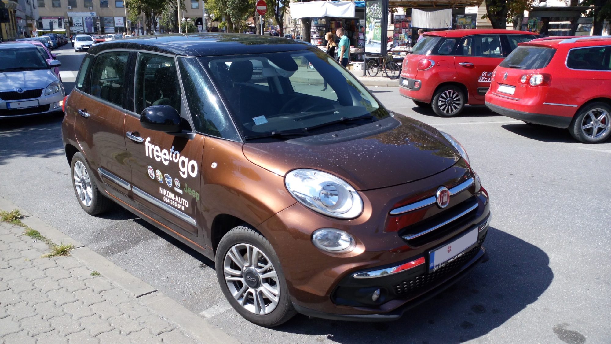 Fiat 500L, front view