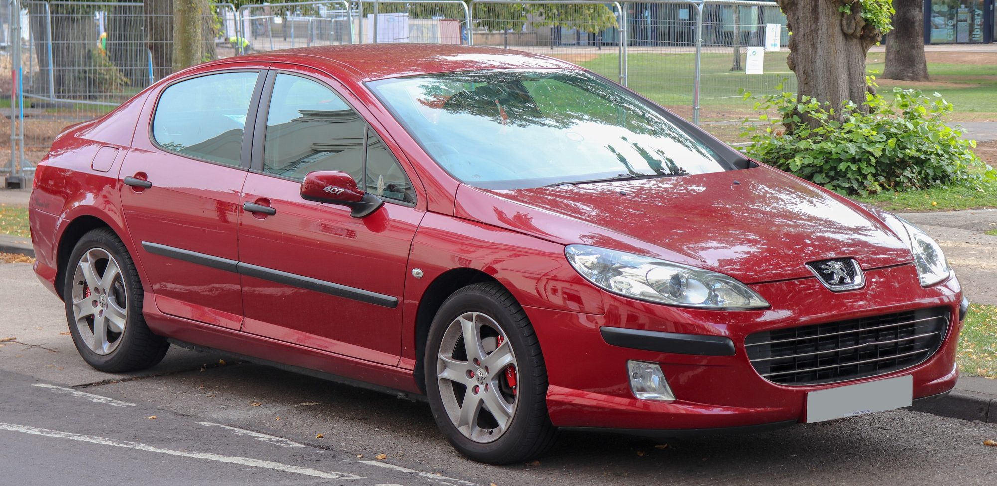 Peugeot 407, front view