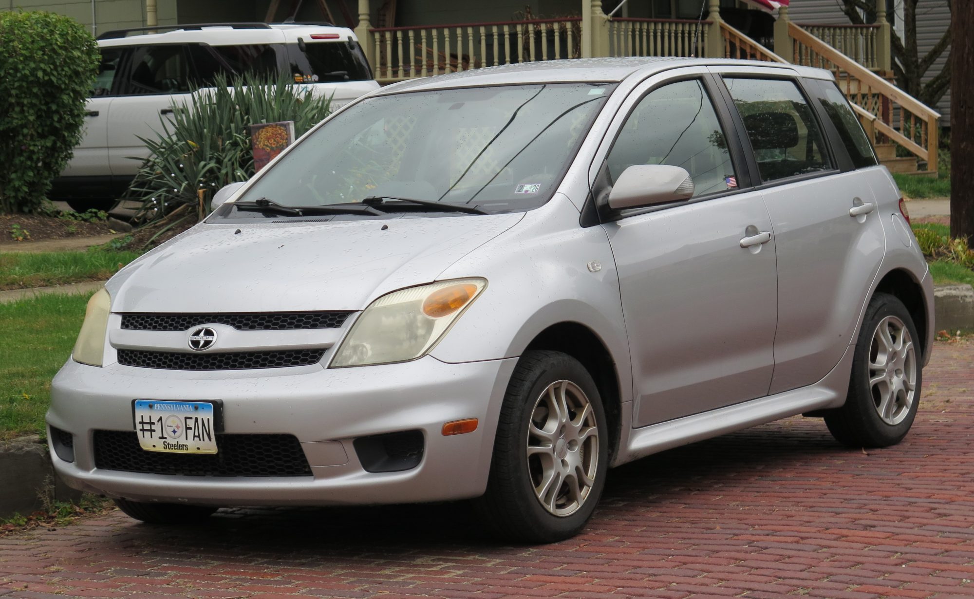 Scion xA, front view