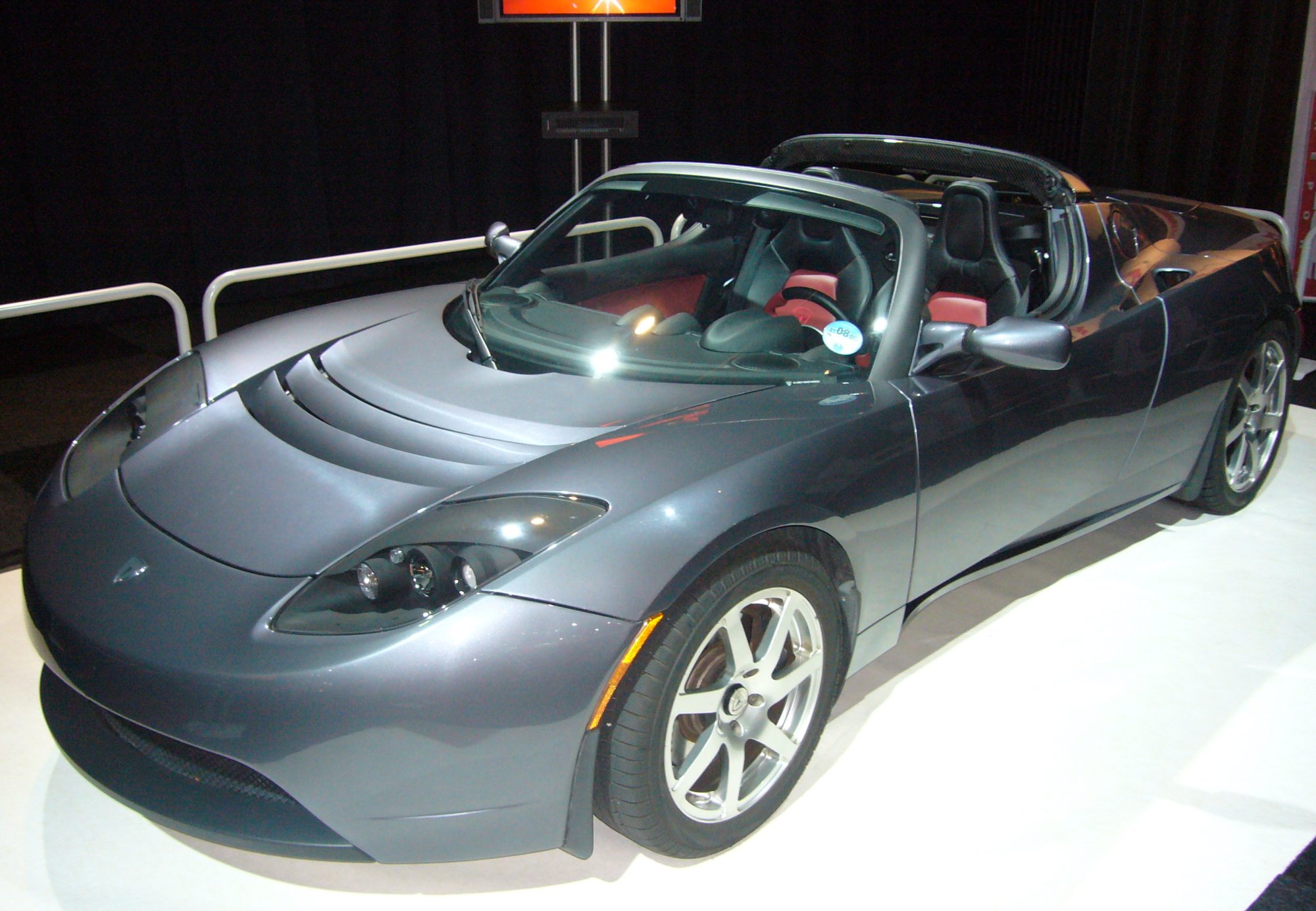 Tesla Roadster, front view